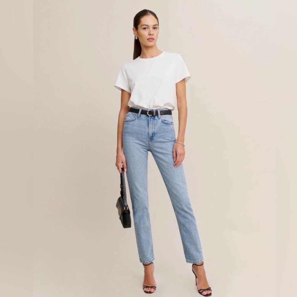REFORMATION Liza Ultra High Rise In Montego Size 29